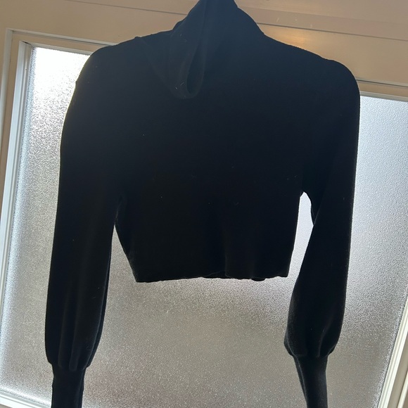 Aritzia Rebecca Cropped Turtleneck Sweater - Picture 4 of 6